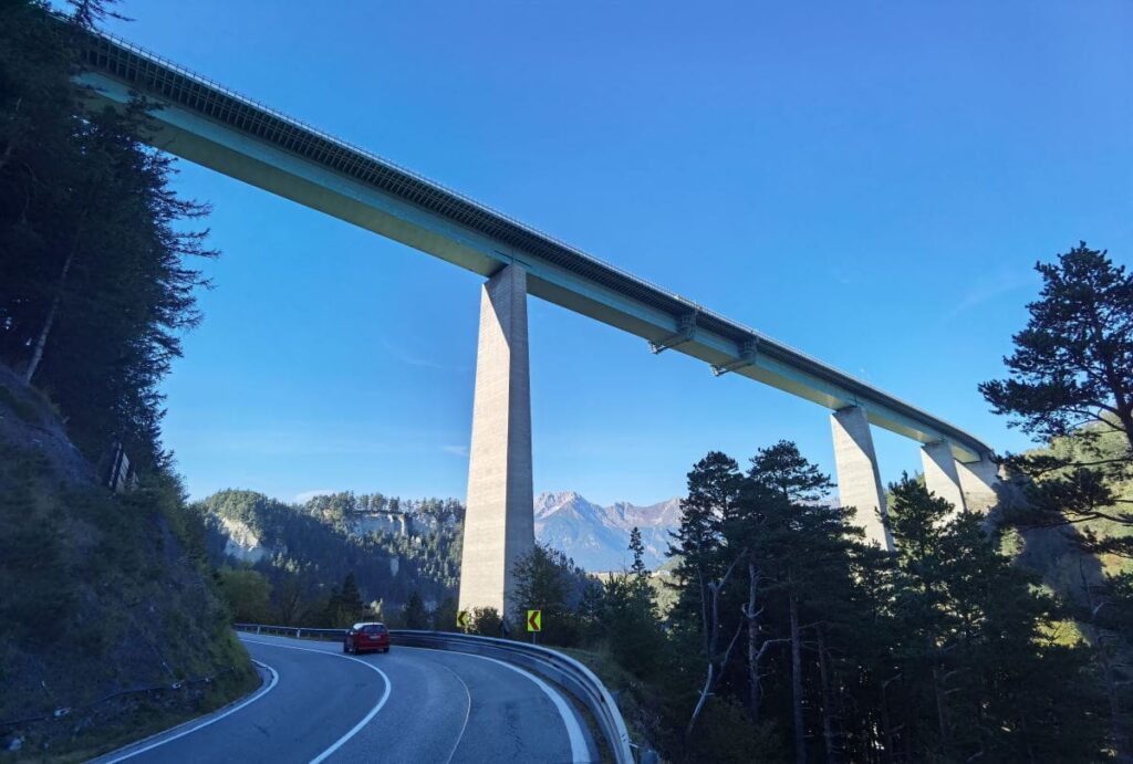 Europabr Cke Gr Tes Bauwerk Der Brennerautobahn